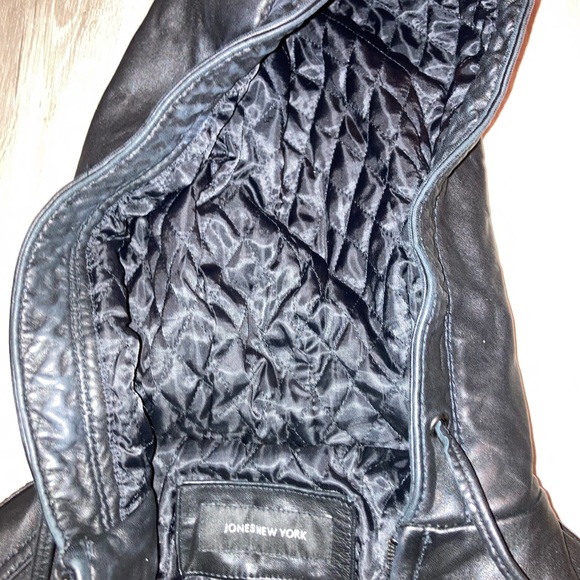 Jones New York Leather Jacket - Picture 4 of 4